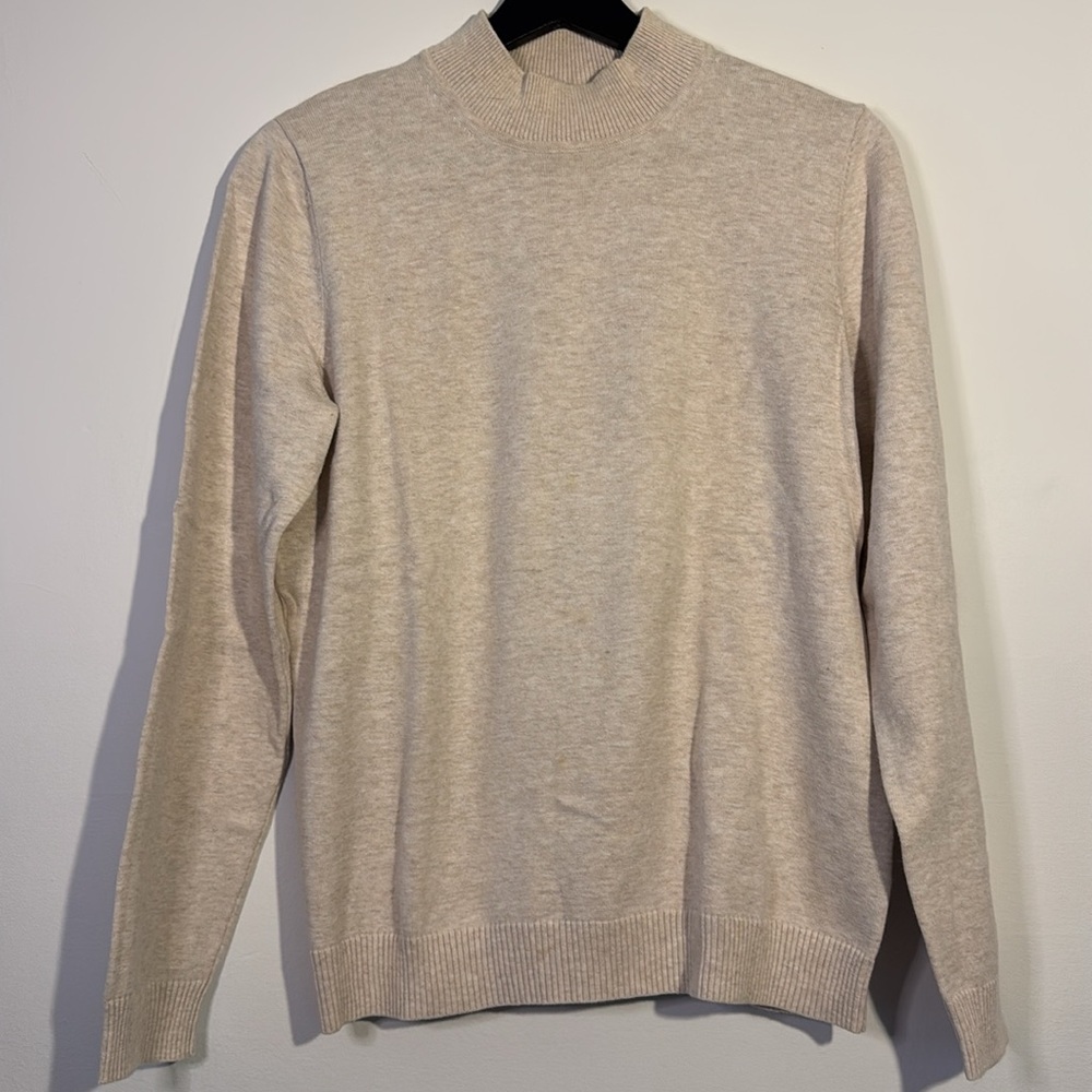 NWT NORTHERN REFLECTIONS CREWNECK SWEATER WOMEN’S SIZE M IVORY